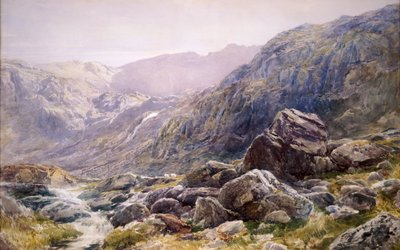 ランベリス峠、1875年。 作： Thomas Collier