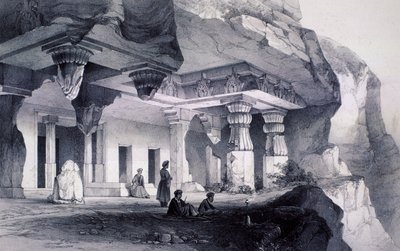 Ajunta sic, Vihara Cave Number Seven 作： Thomas Colman Dibdin