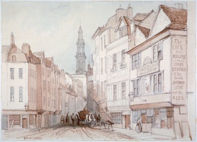 ドゥルーリー レーン、ウェストミンスター、ロンドン、1851 年 作： Thomas Colman Dibdin