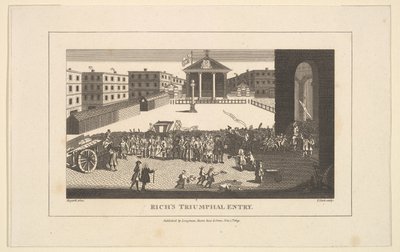 リッチズグローリー、または彼の意気揚々としたコベントガーデンへの入場、1732年12月、1809年11月1日。 作： Thomas Cook