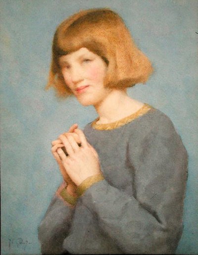 フィリス・ゴッチ（水彩・紙） 作： Thomas Cooper Gotch