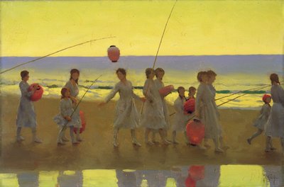 サンドバー 作： Thomas Cooper Gotch