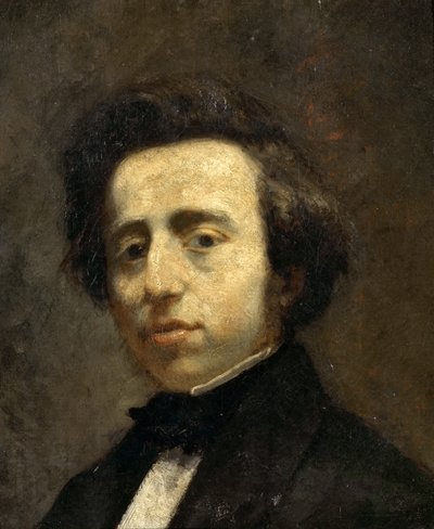 フレデリックショパンの肖像 作： Thomas Couture