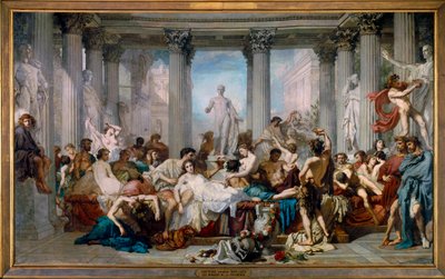 デカダンスのローマ人 作： Thomas Couture