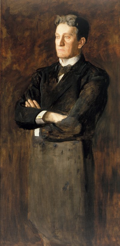 トーマス・H・フェントン博士（キャンバスに油彩） 作： Thomas Cowperthwait Eakins