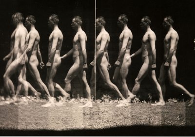 歩く人 ストロボ写真 作： Thomas Cowperthwait Eakins