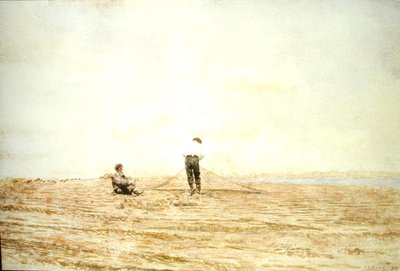 ネットの繕い方 作： Thomas Cowperthwait Eakins