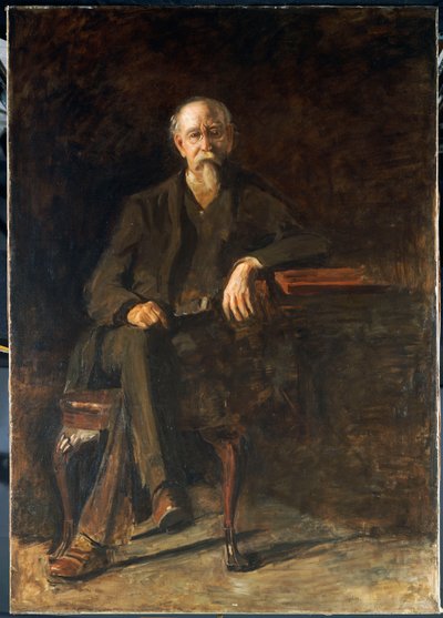 ウィリアム・トンプソン博士の肖像、1907年頃 作： Thomas Cowperthwait Eakins