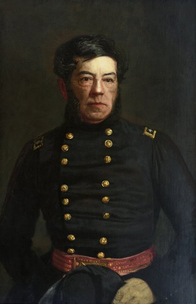 ジョージ・カドワラダー将軍の肖像 作： Thomas Cowperthwait Eakins
