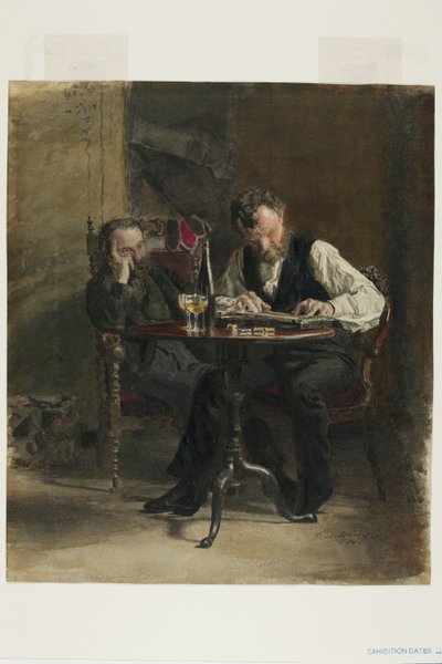 チター奏者 作： Thomas Cowperthwait Eakins
