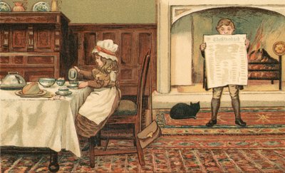 ホームライフダイニングルームの子どもたち 作： Thomas Crane