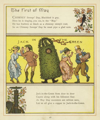 5月1日とジャック・イン・ザ・グリーンに関する詩の行 作： Thomas Crane