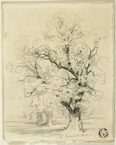 グリニッジパークのチェスナット 作： Thomas Creswick