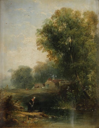 ケントの戦いの近く 作： Thomas Creswick