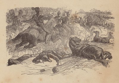 光の旅団の突撃（カラー版画） 作： Thomas Dalziel