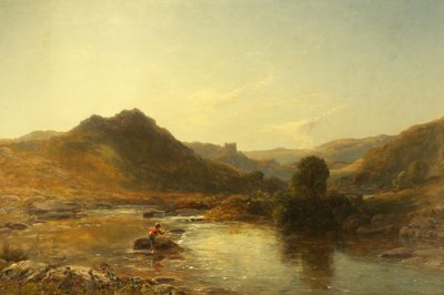 Dolwyddelan（油彩・キャンバス 作： Thomas Danby