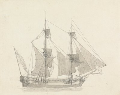 帆の 2 つのマスター 作： Thomas Daniell