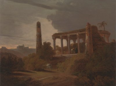 Intialainen maisema temppelin raunioilla 作： Thomas Daniell