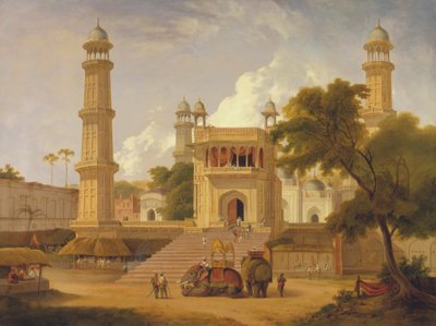ムトラのアボール ナビのモスクと言われるインドの寺院 作： Thomas Daniell