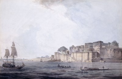 ラムナガール、ベナレスの近く[バラナシ]、ウッタルプラデーシュ州、c。 1788-9 作： Thomas Daniell