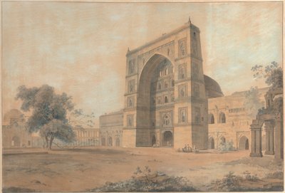 スルタン・フセイン・シェルキによって建てられたフアンポレのモスク | 1789年12月撮影 作： Thomas Daniell