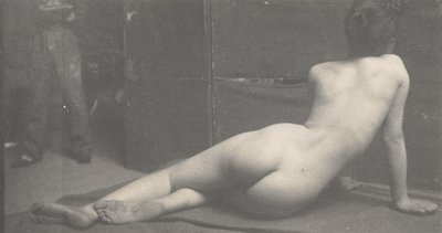 [後ろからの女性のヌード]、約。 1889 年。 1889年。 作： Thomas Eakins