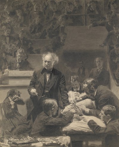 グロスクリニック、1875-76。 作： Thomas Eakins