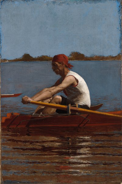 シングルスカルのジョン・ビグリン 作： Thomas Eakins