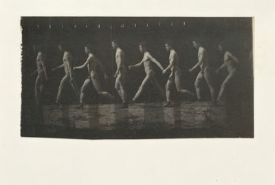 正体不明のモデルのマレー ホイールの写真、1884 年。 作： Thomas Eakins