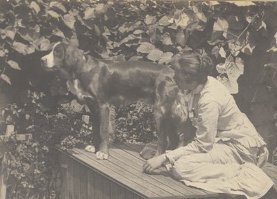 [マーガレット・イーキンズとハリー]。 作： Thomas Eakins