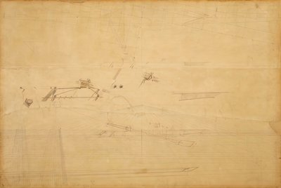 1873年、株式を回すビッグリンブラザーズの視点図。 作： Thomas Eakins
