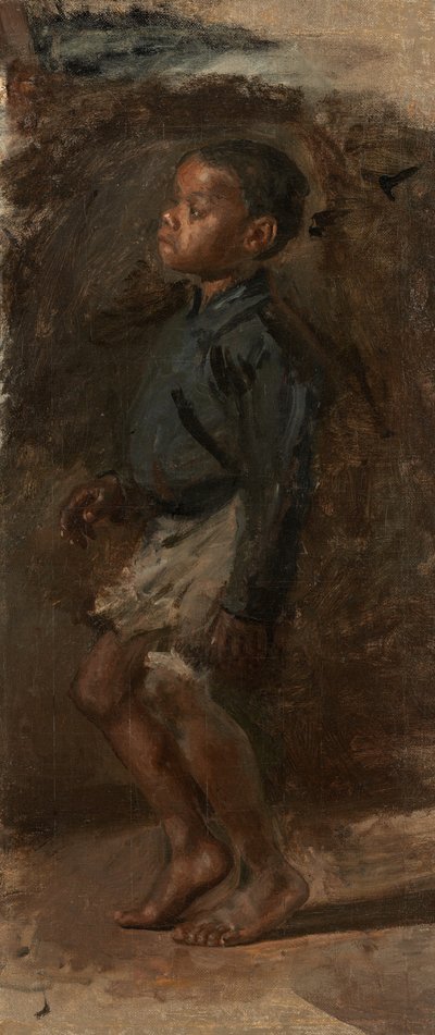 Study for black Boy Dancing: The Boy, probably 1877.    1163330   ja       japanese Successfully Translated  Original: The Charlatan, by Giandomenico Tiepolo (1727-1804), fresco, Room of carnival scenes, in the Foresteria (Guesthouse) at Villa Valmarana Ai 作： Thomas Eakins