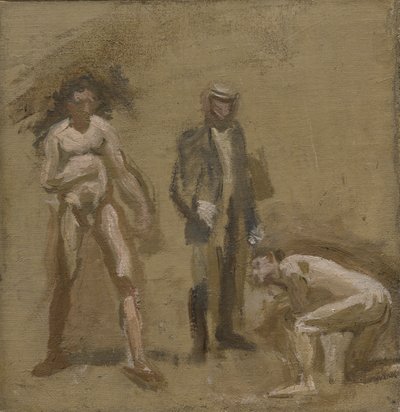 カウントを取る、勉強する 作： Thomas Eakins
