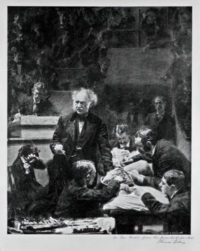 グロスクリニック、1876年。 作： Thomas Eakins