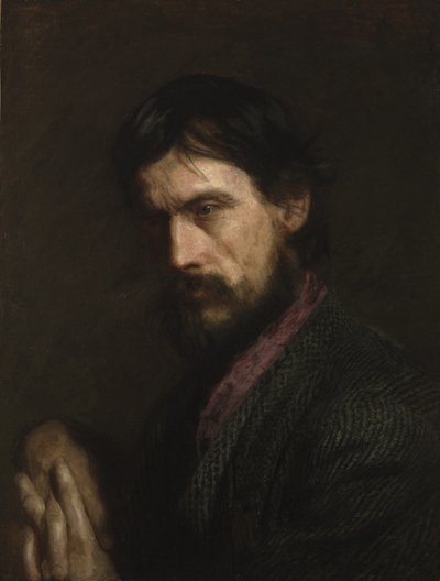 ベテラン（ジョージレイノルズの肖像）、1885年 作： Thomas Eakins