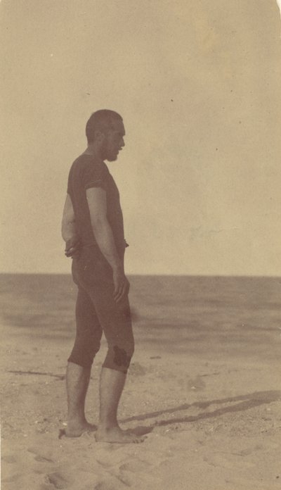 [水着を着たトーマス・イーキンズ]、1880年代、1880年代。 作： Thomas Eakins