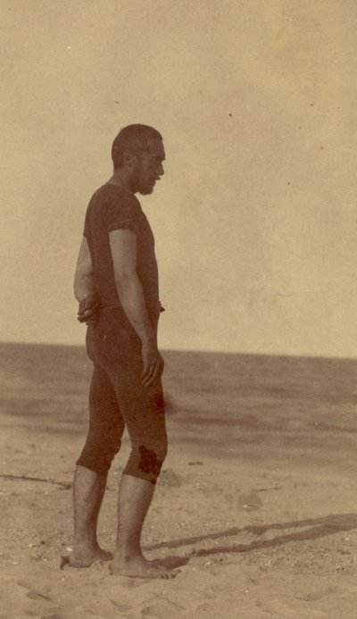 トーマス・イーキンス、水着姿、1884 作： Thomas Eakins