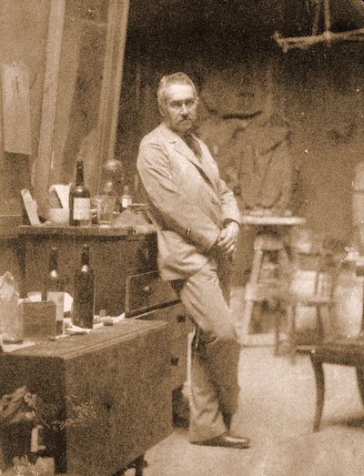 トーマス・イーキンスの研究、1889 作： Thomas Eakins