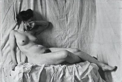 未確認のモデル、c。 1886-1892。 作： Thomas Eakins