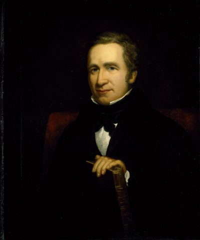 サー・ジョセフ・パクストンの肖像、1844年頃（油彩・キャンバス 作： Thomas Ellerby