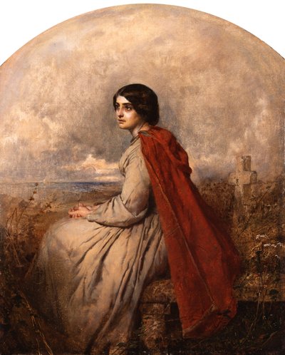 エヴァンジェリーン（キャンバスに油彩） 作： Thomas Faed