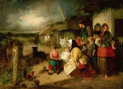 家族の最初の休憩 作： Thomas Faed