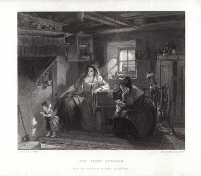 最初の太陽光線 作： Thomas Faed