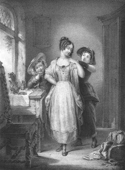 1830年メーデーの準備 作： Thomas Fairland