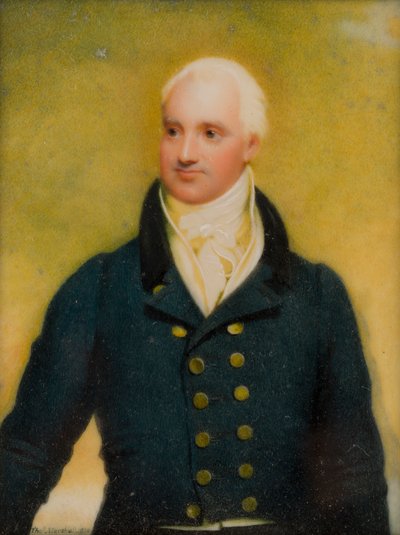 セシル・フォレスターの肖像、初代フォレスター卿、1830年頃（油と象牙） 作： Thomas Falcon Marshall