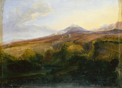 ベスビオの眺め (船上油) 作： Thomas Fearnley