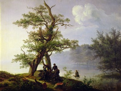 水鳥の狩猟、1828 作： Thomas Fearnley