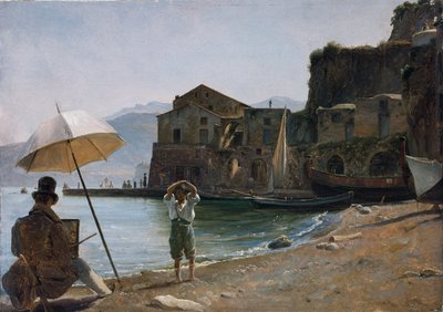 画家と少年 1834年頃 （絵画） 作： Thomas Fearnley