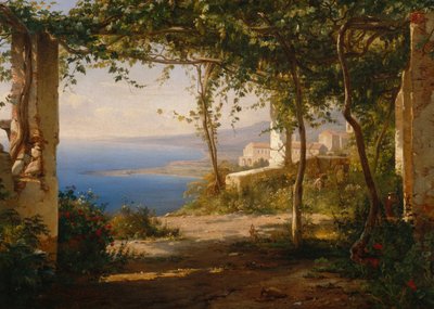 ナポリ湾を一望 作： Thomas Fearnley