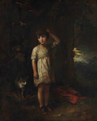 猫と少年-朝、1787年。 作： Thomas Gainsborough